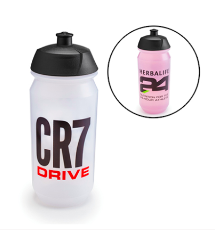 CR7 Drive sport water bottle - Transparent 550 mL